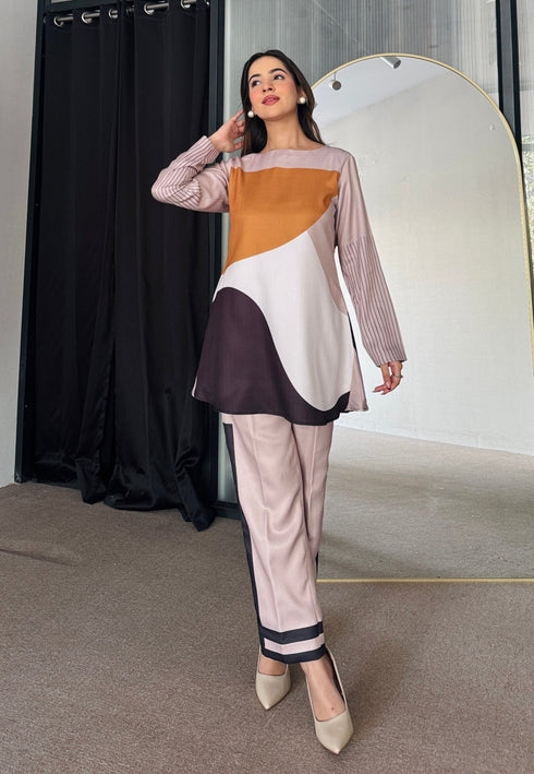 Abstract Winter Co Ord Set